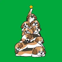 Christmas Tree Beagle - design