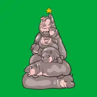 Christmas Tree Moo Deng - design
