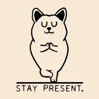 Corgi Stay Present - design