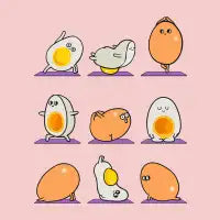 Egg Yoga - design