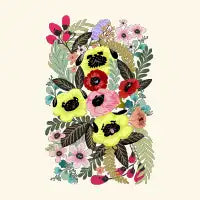 Flower Pugs - design