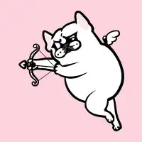 Frenchie Cupid - design