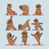 Goldendoodle Yoga T-Shirt - design