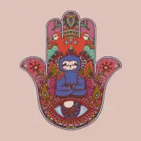 Hamsa Sloth - design