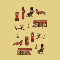 London Dachshund - design