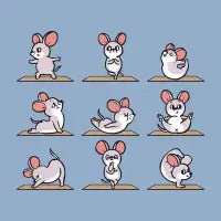 Mouse Yoga - design