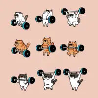 Olympic Lifting Exotic Shorthair - design