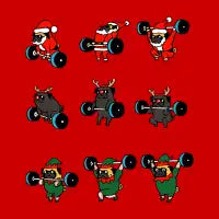 Olympic Lifting Pug - design