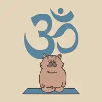 Om Persian Cat - design
