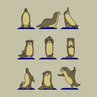 Otter Yoga T-Shirt - design