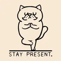 Persian Cat Stay Present - design