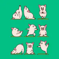 Pig Yoga - design