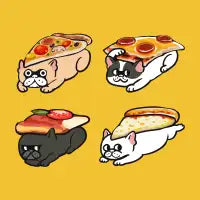 Pizza French Bulldog - design