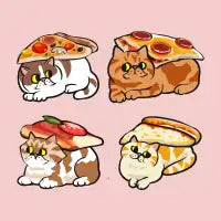 Pizza Persian Cat - design
