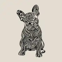 Polynesian Frenchie - design