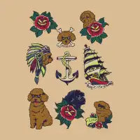 Poodle Tattoo - design