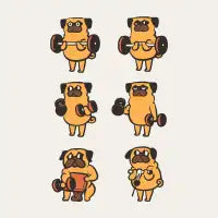 Pug Biceps Workout - design