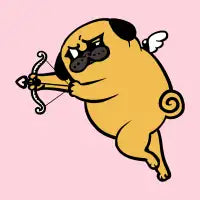Pug Cupid - design
