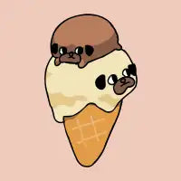 Pug Ice Cream - design