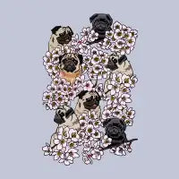 Sakura Pug - design