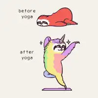 Sloth After Yoga T-Shirt - design