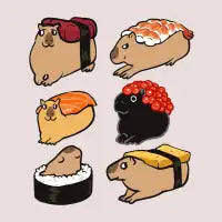 Sushi Capybara - design