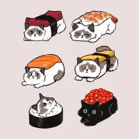 Sushi Ragdoll T-Shirt - design