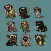 The Walking Pug - design
