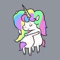 Unicorn Hugs T-Shirt - design