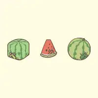 Watermelon Pug - design