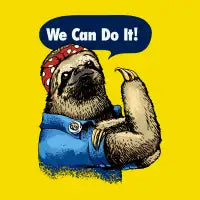 We Can Do It Sloth - design