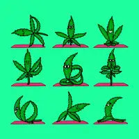 Weed Yoga - design