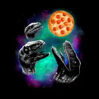 Three Raptor Pizzamoon - design