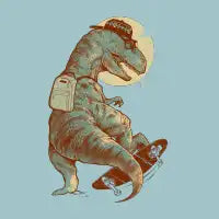 Hipster T-Rex - design