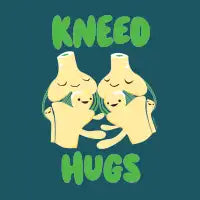 Knee'd Hugs - design