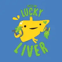 Lucky Liver - Cute Liver Surgery Transplant Funny Cirrhosis Hepatitis Humor - design