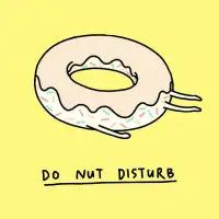 Donut Disturb - design
