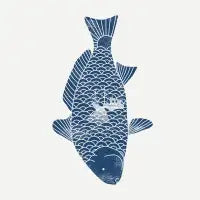 Fishing in a fish - design