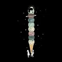 Space Ice Cream - design