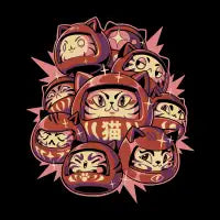 Daruma Cats - design