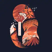 Japanese fox - design