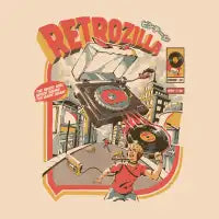 Retro Soundzilla - design