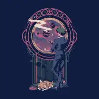 Space Cowboy Contemplation - design