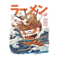 The Great Ramen off Kanagawa - design