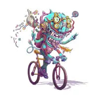 Bicyclist Monster - design