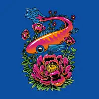 Fish & Flower - design