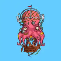 Steampunk Octopus - design
