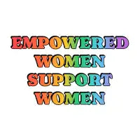 Empowered Women Support Women - rainbow - design