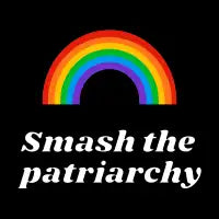 Smash the patriarchy gay pride rainbow - design