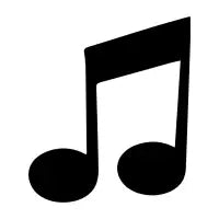 Two eighth notes - design